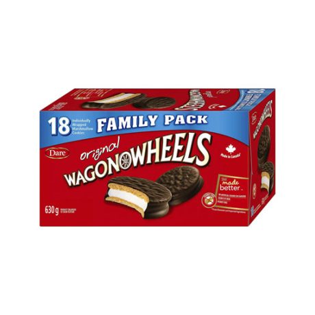 【2025 Hot Sale + Free Shipping】Wagon Wheels Dare Original Cookies Box - 630g