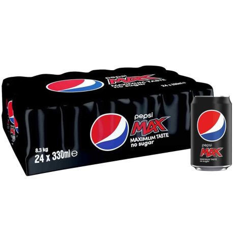 First Order Discount – Pepsi Max Cans, 24 x 330ml