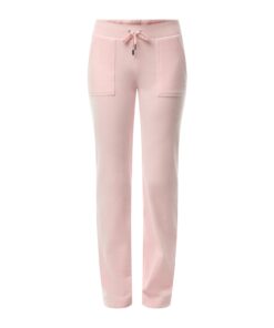 Classic Velour Mid Rise Pocketed Trackpant