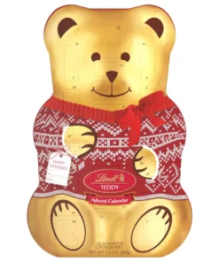 Lindt Holiday Chocolate Sweater Teddy Bear Advent Calendar