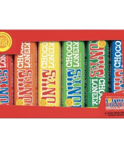 Tony's Chocolonely Rainbow Tasting Pack - 288g, 6 Flavours, Vegetarian - Belgian Fairtrade Chocolate