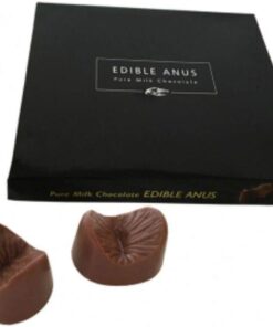 Edible Anus Chocolates - Hilarious Gag Gift Box of British-Made Novelty Milk Chocolate