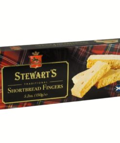Stewart's Scotland Traditional Shortbread Fingers - 150g Tartan Collection Tin