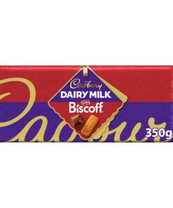 Cadbury Dairy Milk Lotus Biscoff Chocolate Bar - 350g