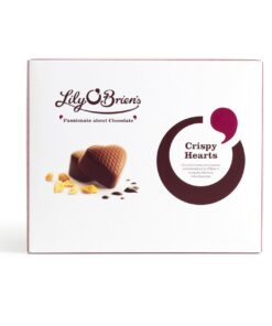 Lily O'Brien's Honeycomb Crispy Hearts 137g - Smooth Milk Chocolate with Crispy Centre