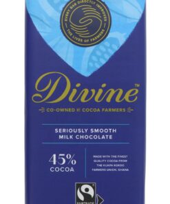 Divine 45% Cocoa Smooth Milk Chocolate Bar (90 g)