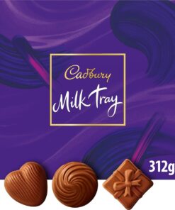 Cadbury Milk Tray Chocolate Box, 312g Assorted Milk Chocolates Gift Set