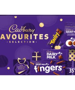 Cadbury Favourites Chocolate Selection Box, 351g, Christmas Gift with Dairy Milk Bars