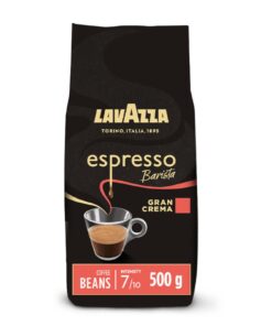 Lavazza Espresso Barista Gran Crema - Drum Roasted Whole Coffee Beans, 500g