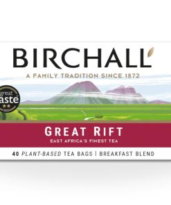 Birchall - Great Rift Breakfast Blend Tea Bags, English Breakfast Tea, 40 Individually Wrapped Bags