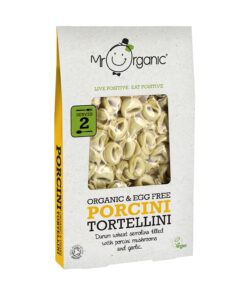 Mr Organic - Porcini Mushroom Tortellini 250g - Organic, Non-GMO, Egg-Free