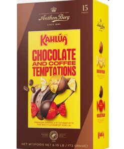 Anthon Berg Kahlua Gift Box - 15 Chocolate & Coffee Liqueur Infused Pralines