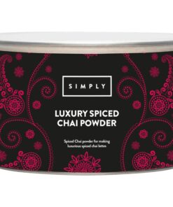 Simply - Luxury Spiced Chai Powder for Latte, Rich Aromatic Blend