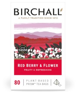 Birchall Red Berry & Flower Tea Gift Set - Caffeine Free Herbal Tea with Hibiscus & Strawberries