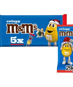 M&M's Milk Chocolate Crispy Santa 5-Pack Multipack