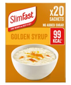 SlimFast Golden Syrup Flavour Porridge, No Added Sugar, High in Protein, 29g