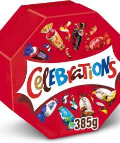 Celebrations Milk Chocolate Gift Box of Mini Chocolates & Biscuit Bars - 385g