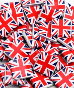 Union Jack British Chocolate Neapolitans (50 Chocolates) by Italian Options
