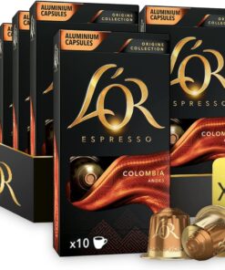 L'OR Origins Colombia Coffee Pods x10 (Pack of 10, 100 Capsules)
