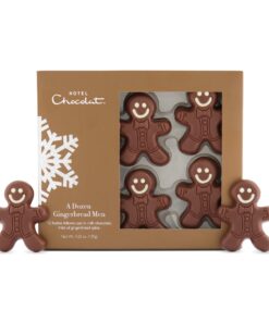 Hotel Chocolat - A Dozen Gingerbread Men in Spiced Milk Chocolate