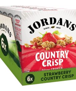 Jordans Country Crisp Strawberry Breakfast Cereal - Oat and Barley Clusters
