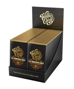 Willie's Cacao Las Trincheras 72% Dark Chocolate Bar - 26g x 30 - Smooth, Nutty, Vegan, Bean to Bar