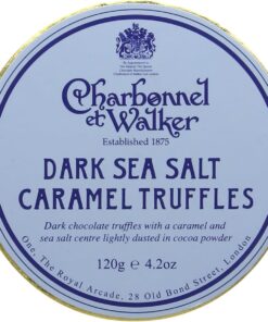 Charbonnel et Walker Dark Sea Salt Caramel Truffles 120 g