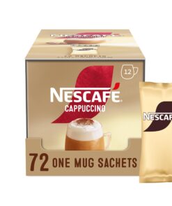 NESCAFÉ Cappuccino Instant Coffee Sachets - 72 x 15.5g