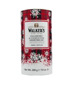 Walker's All-Butter Cranberry and Clementine Shortbread in Gifting Tube 200g