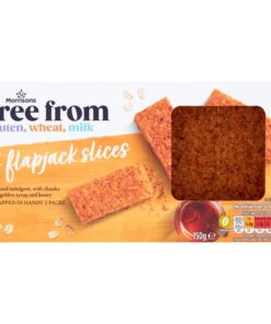 Morrisons Free From Flapjack 150g - Gluten, Wheat & Milk Free Oat Slices