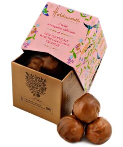 Holdsworth Chocolates - Marc de Champagne Handmade Truffles Milk Chocolate Treat Box
