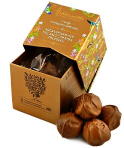 Holdsworth Chocolates Classics - Sea Salt Caramel Handmade Milk Chocolate Truffles 55g