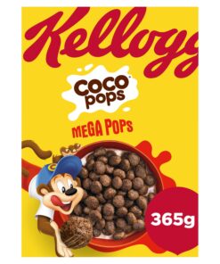 Kellogg's Coco Pops Mega Pops Chocolate Breakfast Cereal 365g