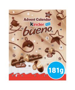 Kinder Bueno Chocolate Christmas Advent Calendar 2025 - 181g with Mini Bites, Eggs & Full-Size Bar