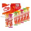 HIGH5 Energy Gel Pack - 20 x 40g Sachets for Running, Cycling, Endurance Sports - Natural Fruit Juice, Caffeine-Free (Assorted Flavours)
