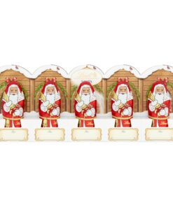 Lindt Santa Christmas Milk Chocolate Gift Pack - 5 Pieces, 50 g