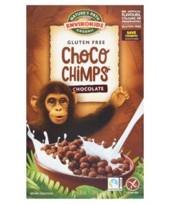 Nature's Path EnviroKidz Choco Chimps Cereal - Organic Gluten Free Chocolate Breakfast