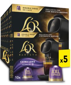 L'OR BARISTA Double Lungo Profondo XXL Aluminium Coffee Capsules (50 Pods) for L'OR BARISTA Machines