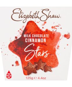 Elizabeth Shaw Milk Cinnamon Stars 125g - Milk Chocolate with Cinnamon Flavouring