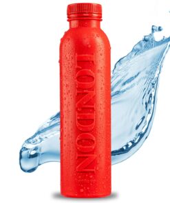 Bottle Up Reusable BPA Free Water Bottle 500ml – London Red, Prefilled with Pure Still Spring Water