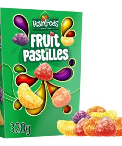 Rowntree's Fruit Pastilles Carton - 320g Vegan Chewy Sweets