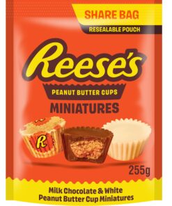Reese's Milk and White Chocolate Peanut Butter Cups Minis Pouch 255g
