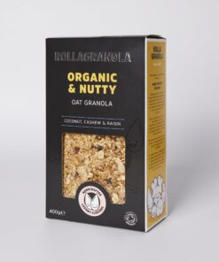 Rollagranola Organic & Nutty Granola - 100% Natural, Gluten-Free, Vegan, 400g