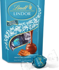 Lindt Lindor Salted Caramel Milk Chocolate Truffles - 200g Gift Box (Approx 16 Truffles)