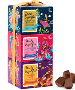 【24-HOUR SALE】Monty Bojangles Vegan Cocoa Dusted Chocolate Truffles Gift Tower (3x100g)