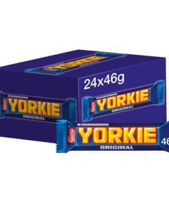 【24-HOUR SALE】Yorkie Milk Chocolate Bars Multipack, 24 x 46 g 24 Count (Pack of 1) 46g 3 Pack