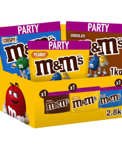【24-HOUR SALE】M&Ms Variety Chocolate Party Bulk Box (Chocolate, Peanut and Crispy) 2.85kg