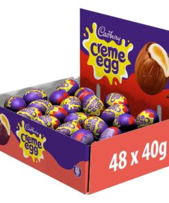 【24-HOUR SALE】Cadbury Chocolate / White Chocolate Creme Egg 40g (Box of 48)