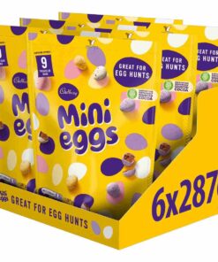 【24-HOUR SALE】Cadbury Mini Eggs Pouch 287g (Box of 6) , 1.72kg.